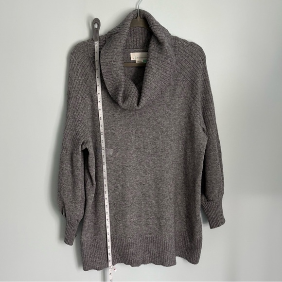 Anthropologie  Heather Gray Cowl Neck Sweater
Size 1X - Picture 2 of 6